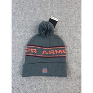 NWT Under Armour Hat Cold Conditions Weather Beanie Gray
